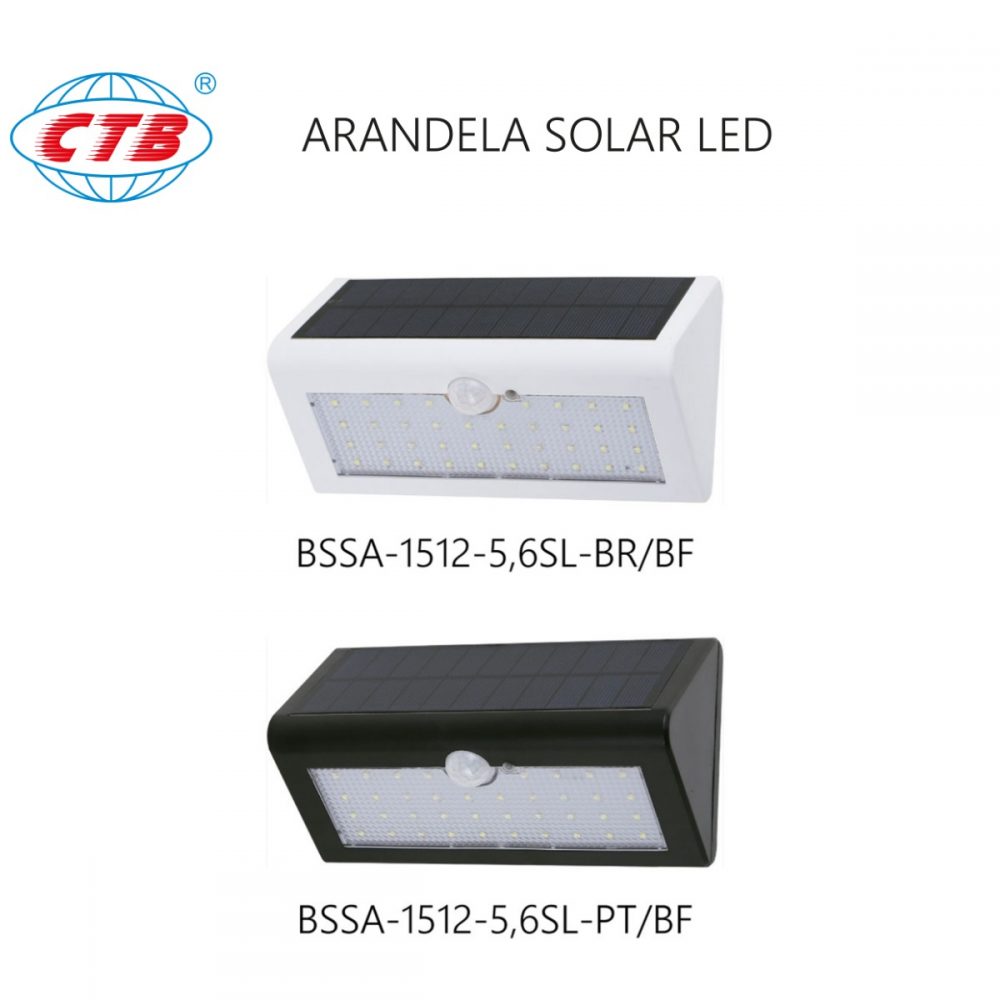 ARANDELA SOLAR 5,6W BF – BRANCO