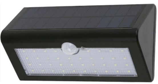 ARANDELA SOLAR 5,6W BF – PRETA